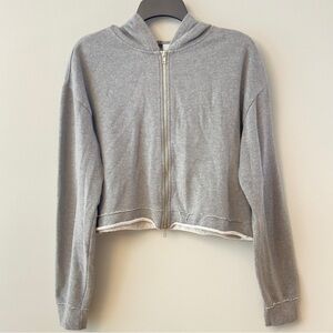 L.A. Hearts by Pac Sun Cropped Full Zip Hoodie Size M